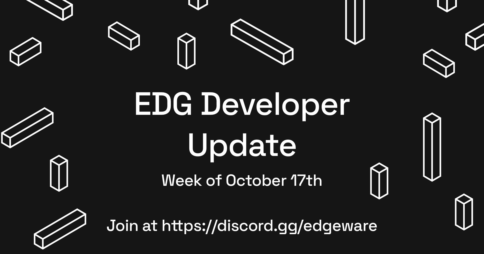 EDG Developer Update: Oct 17 - Oct 23 2021